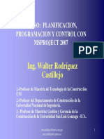 Tema 20 Planificacion, Programacion y Control Con Msproyect