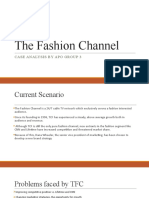 The Fashion Channel: Case Analysis by Apo Group 3