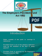 The Employee's Provident Fund Act 1952