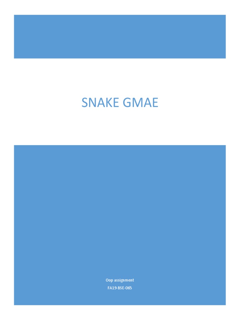 Implementing Snake Game in C# | PDF | Information Technology Management ...