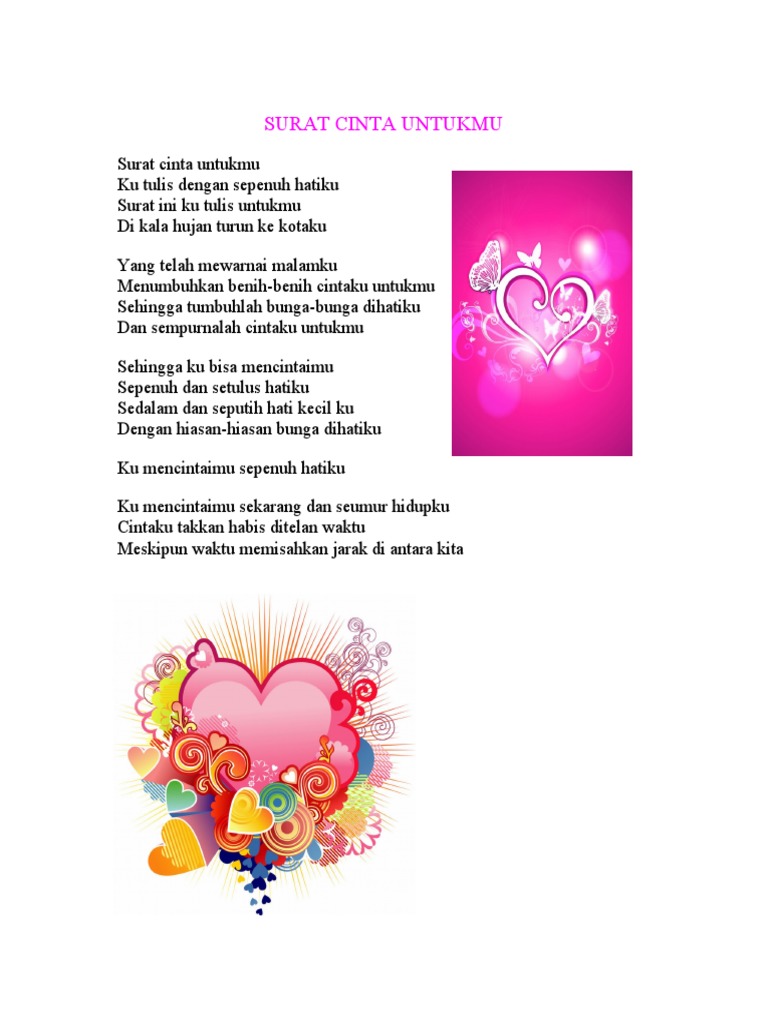 Surat Cinta Untukmu