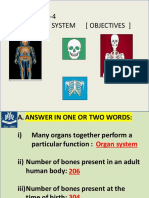 Skeletal System (Objectives)
