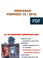 RINGKASAN PERPRES 16 THN 2018