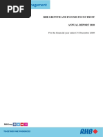 RHB Growth and Income Focus Trust - A