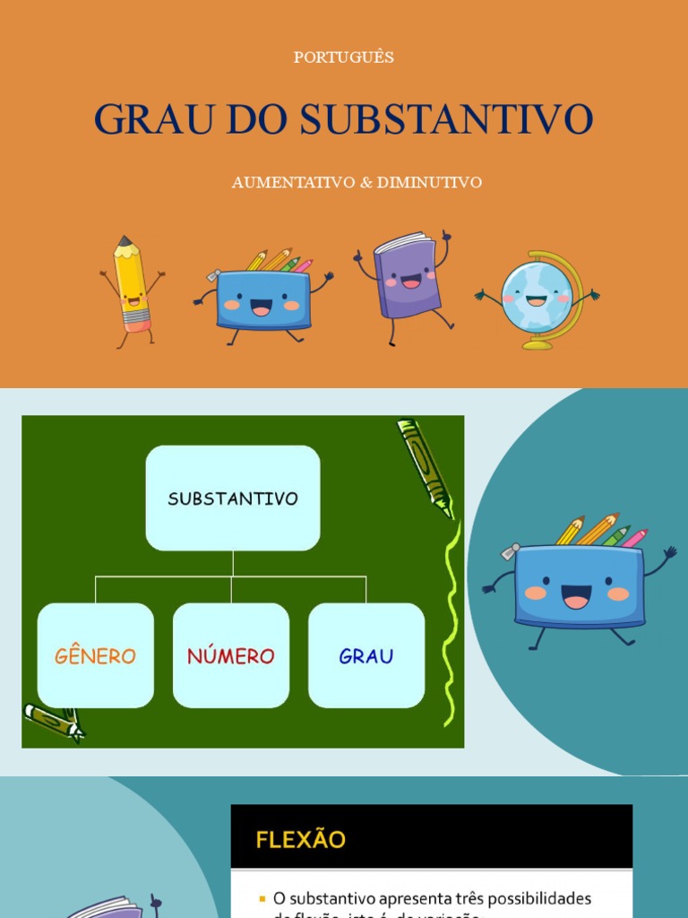 Grau Dos Substantivos - Aumentativo e Diminutivo | PDF | Substantivo ...