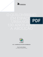 O quilombismo urbano 130 anos após a abolição