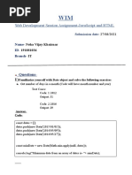 JavaScript Assignment 