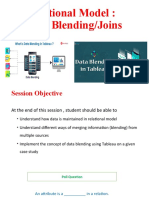 Relational Model: Data Blending/Joins