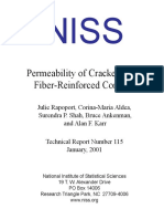 Permeability of Cracked SFRC