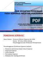 PROGRAM DAN KEGIATAN PEMBINAAN KOPERASI NELAYAN Juli 2018