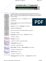 Adjetivos Sustantivos y Compuestos