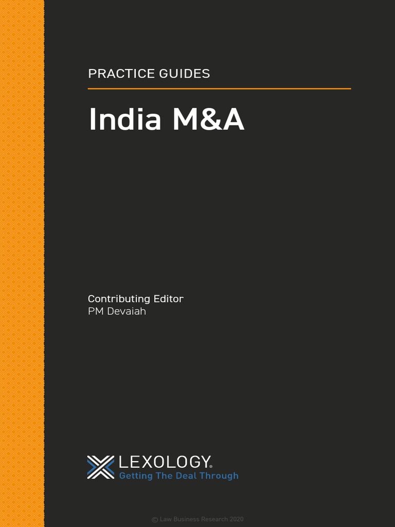 India M&A | PDF | Mergers And Acquisitions | Due Diligence