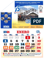 Calendario Institucional Cba - 2021