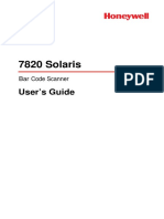 7820 Solaris: User's Guide