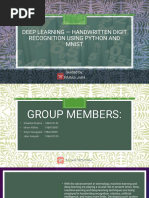 Deep Learning - Handwritten Digit Recognition Using Python REVIEW 0