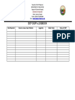 DCP CIGPs LOGBOOK