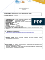 FICHA Fase 2 Psicofisiología de La Atención, Percepción y Memoria.