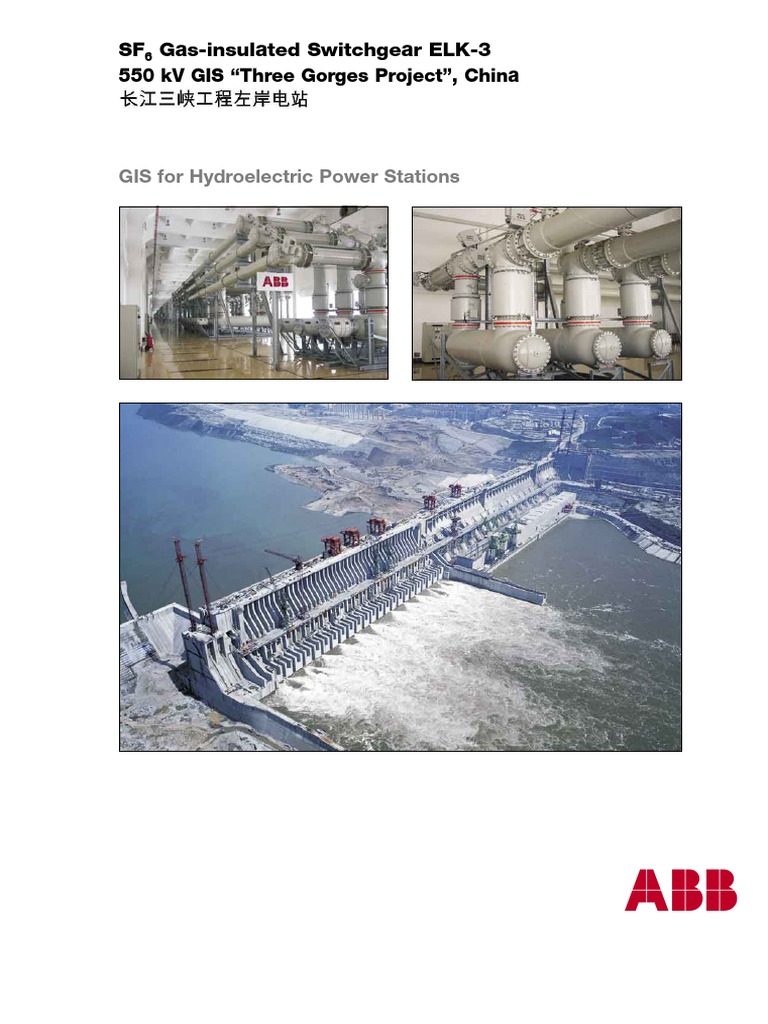 550 kV GIS for Three Gorges Project | PDF | Power Station ...