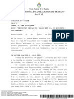 Cámara Nacional de Apelaciones Del Trabajo - Sala Vi: Poder Judicial de La Nación