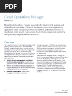 Nokia Cloud Operations Manager - Data Sheet