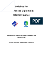 Advanced Diploma in Islamic Finance