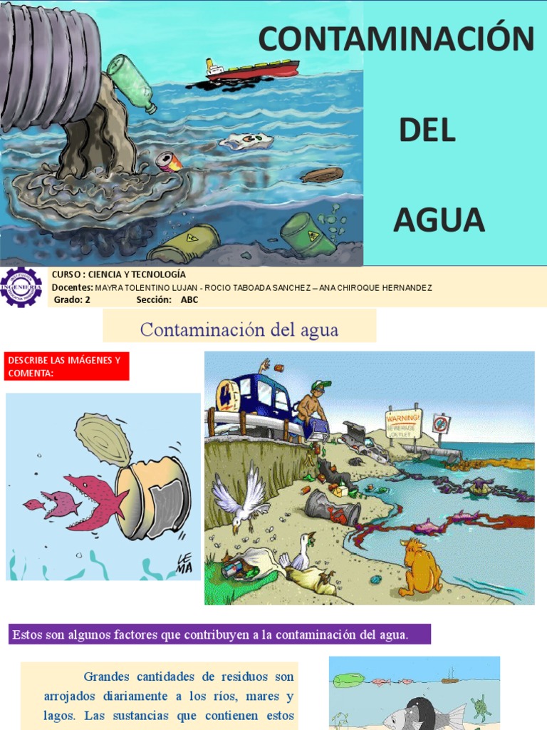 Contaminación del Agua para Niños | PDF | Ciencia y matemáticas