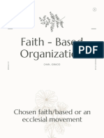 Faith - Based Organization REEXSPI