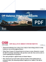 Off-Balance Sheet Instruments