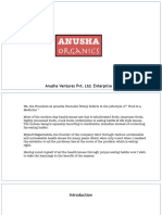 Anusha Ventures Pvt. Ltd. Enterprise Organic Foods