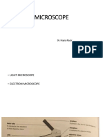 Microscope: Dr. Hajra Nazir