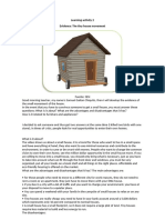 Learning Activity 2 Evidence: The Tiny House Movement