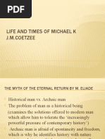 Life AND TIMES OF MICHAEL K