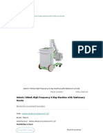 Adonis 100ma High Frequency X-Ray Machine With Stationary Anode