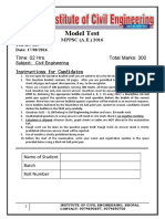 Model Test Civil MPPSC