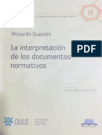 Guastini, Riccardo. - La Interpretación de Los Documentos Normativos.