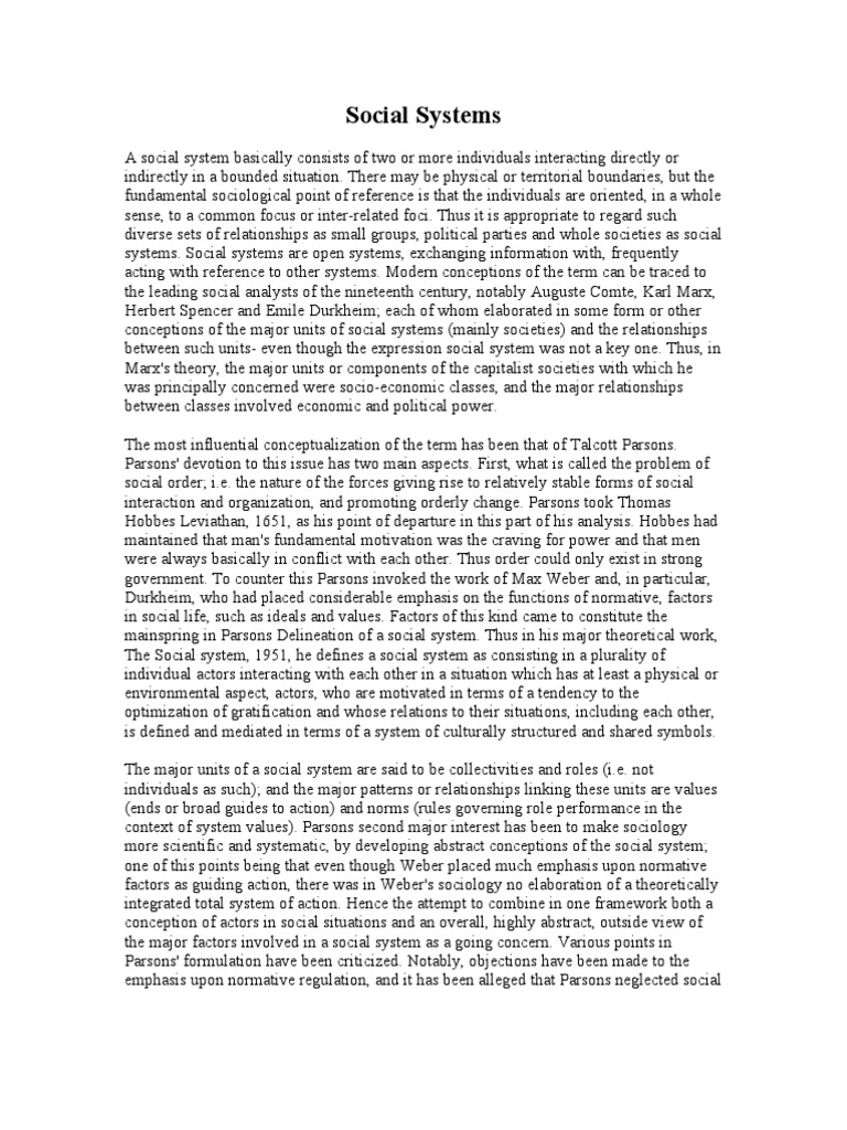 Understanding Social Systems and CSR | PDF | Corporate Social ...