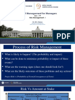 Project Management For Managers: Lec - 19 Risk Management-I