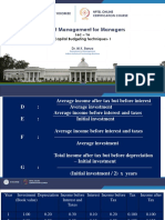 Project Management For Managers: Lec - 16 Capital Budgeting Techniques-I