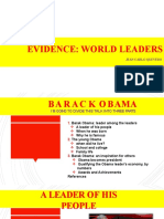 Evidence: World Leaders: Jean Carlo Quevedo