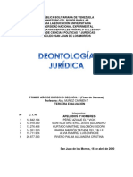 Trabajo Deontología Jurídica Primera Evaluación l II