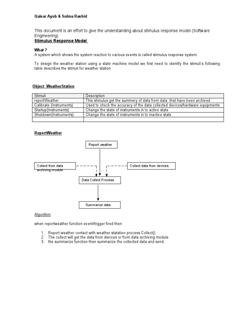 Understanding the Stimulus Response Model | PDF | Calibration | Thermometer