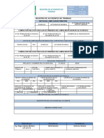 Registro de Accidentes de Trabajo