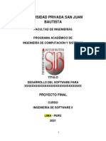 Universidad Privada San Juan Bautista: Facultad de Ingenierías