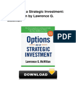 Options As A Strategic Investment: Fifth Edition by Lawrence G. Mcmillan