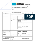 Fichas de Indicadores Trazadores de Salud