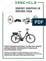 Greencycle Muunnossarjan Asennus Ja Käyttöönotto (P)