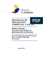 Ministerio de AMbien Te Ecuador Programa de Reparacion Ambiental y Social