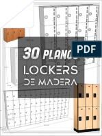 30 Buenísimos Planos para Hacer Lockers de Madera