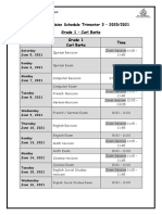 Exam & Revision Schedule 1-6