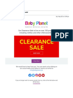 Gmail - Don't Miss Out On Our Clearance Sale